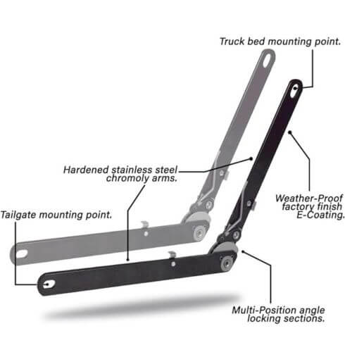Gate King 241718 Super Duty Tailgate Adjusters - image 2