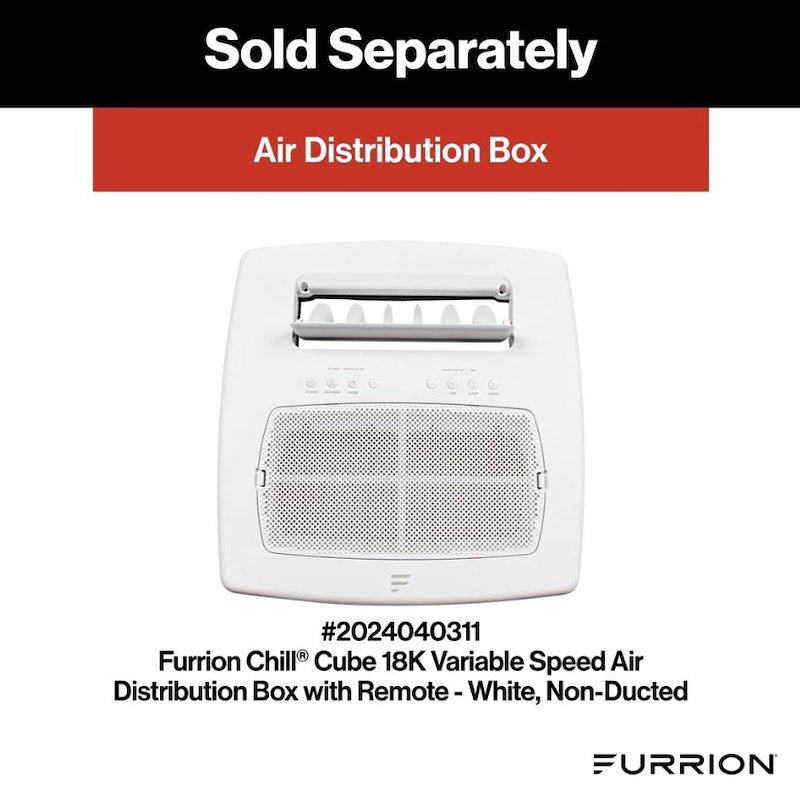 Furrion 2025008214 Chill Cube 18K Aire Acondicionado para RV Blanco con Bomba de Calor