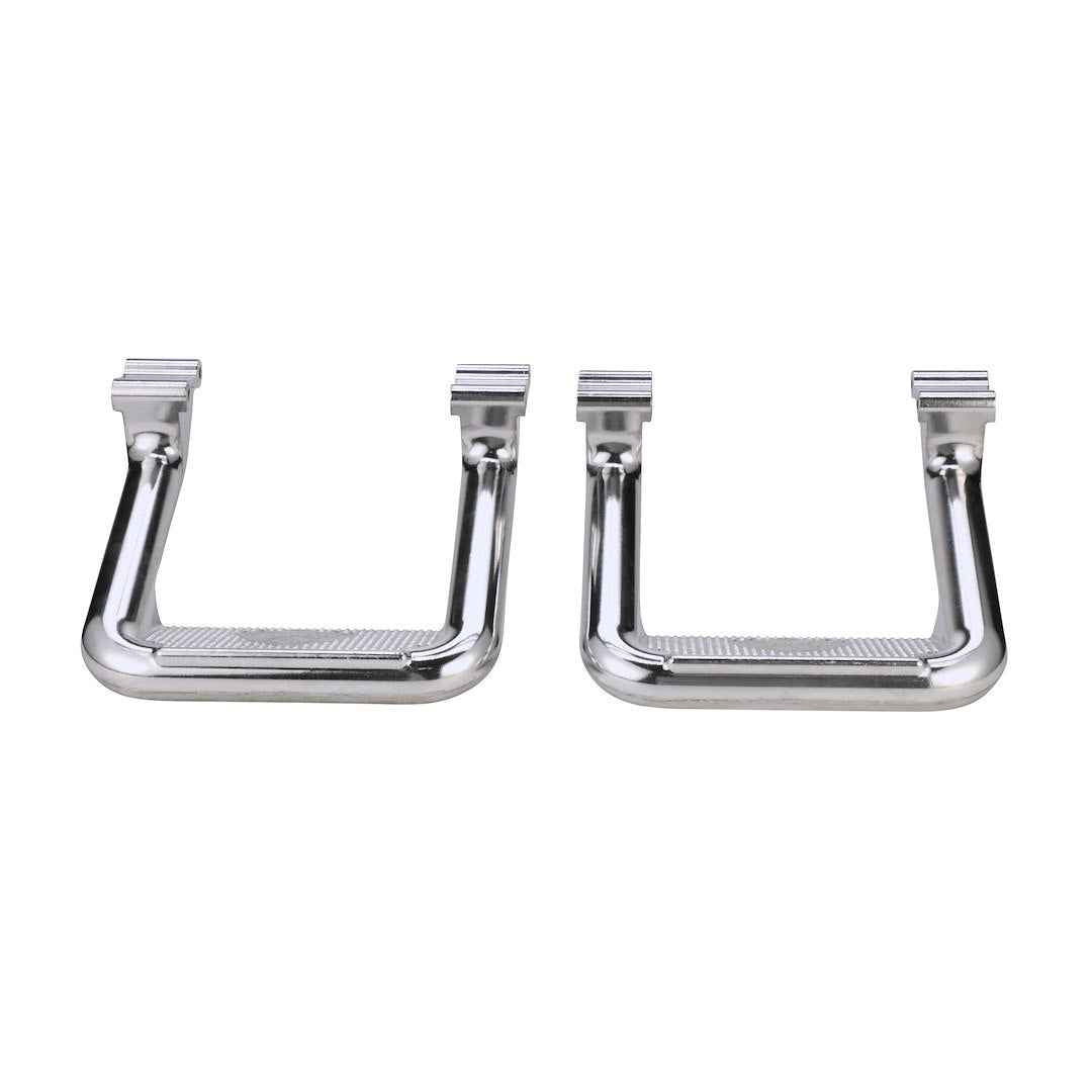 Carr 104502 Hoop II Polished Aluminum Step Pair