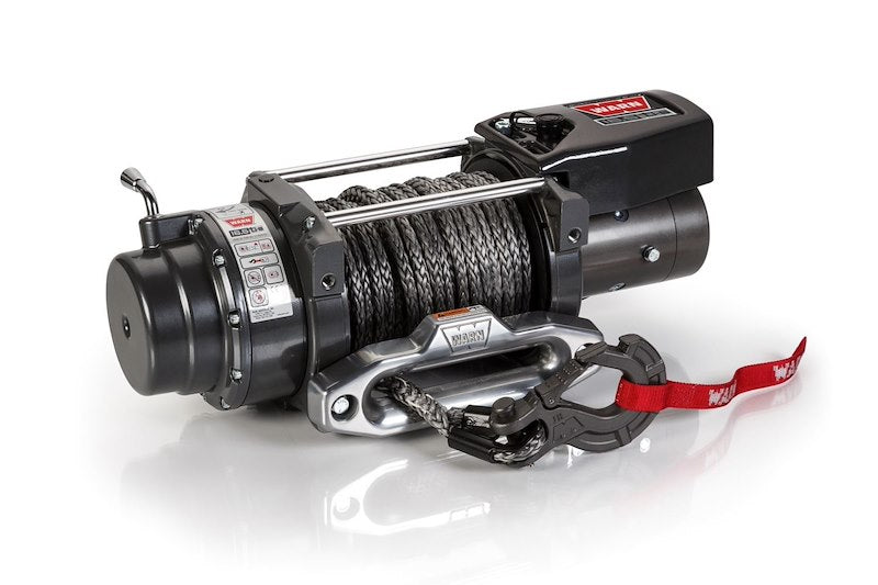 Warn 97740 16.5ti-S 12V Electric Recovery Winch with 80 Ft Spydura Pro