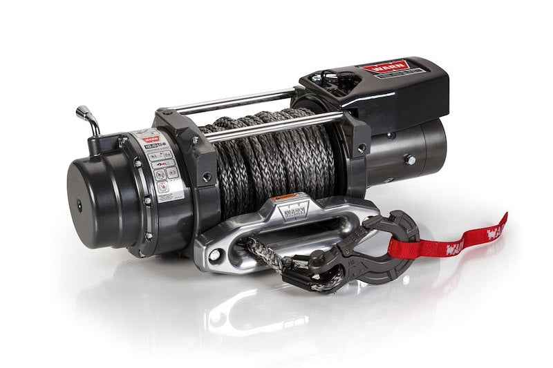 Warn 97740 16.5ti-S 12V Electric Recovery Winch with 80 Ft Spydura Pro