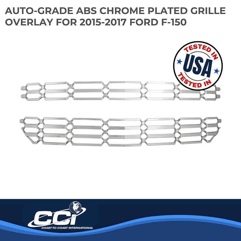 Coast to Coast GI136 Chrome ABS Grille Insert