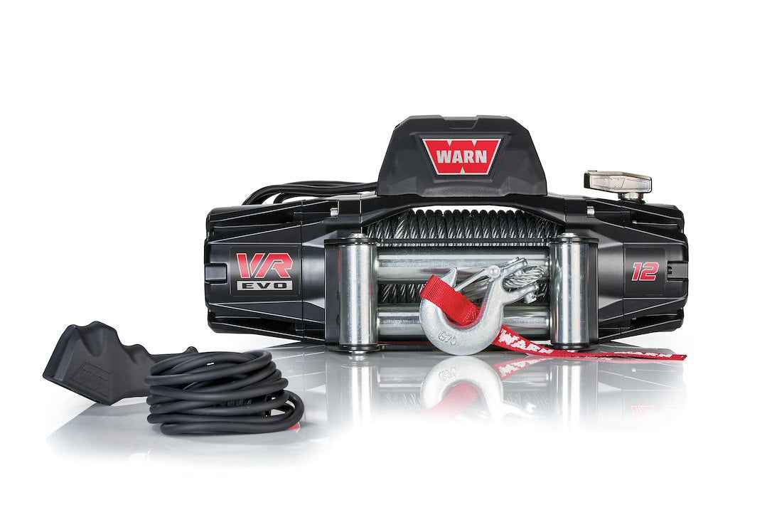 Warn 103254 12V Winch - 12000 lb, Steel Line