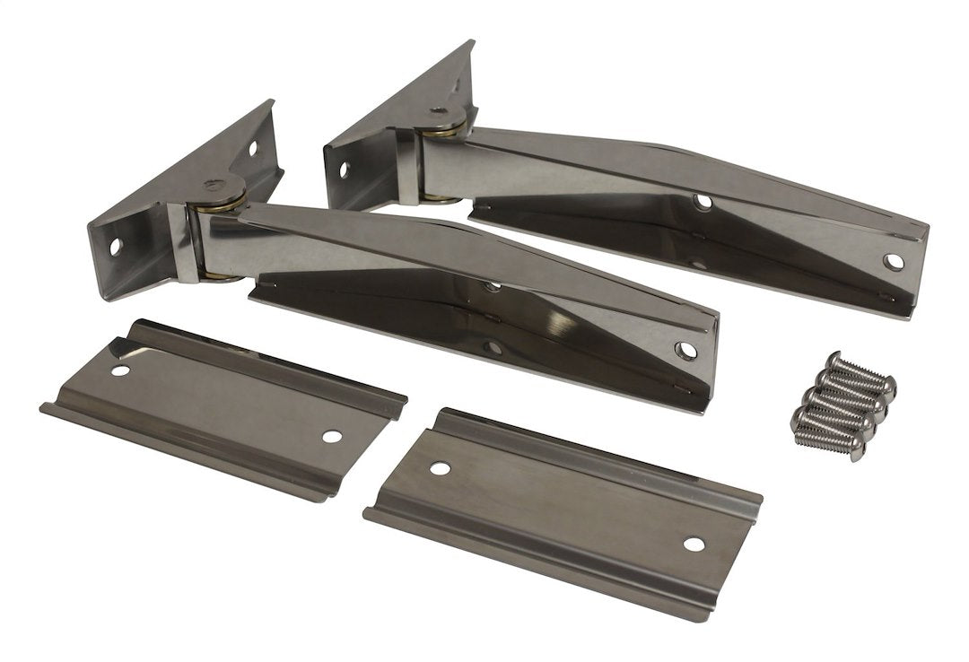 Crown Automotive RT34065 Stainless Tailgate Hinge Set - image 1