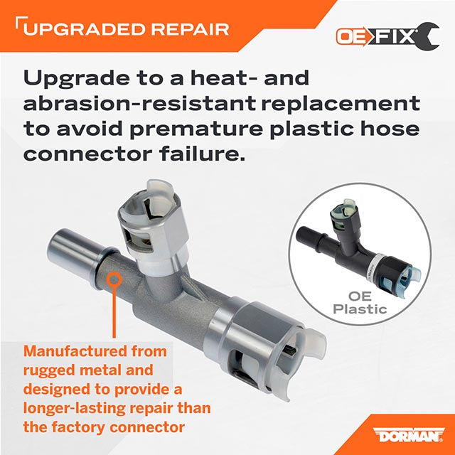 Dorman 800-416hp Metal Heater Hose Connector - image 5