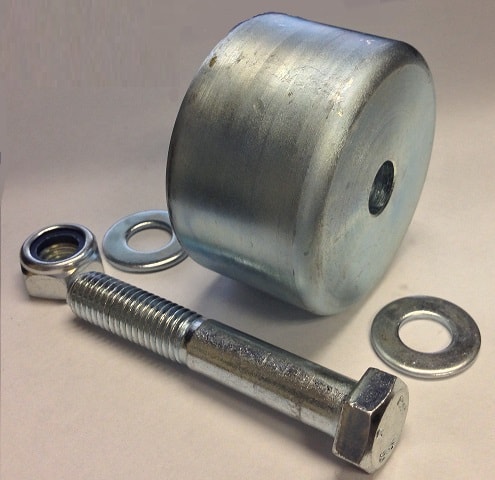 Ultra-Fab Products 48-979022 Weld-On Steel Hitch Roller