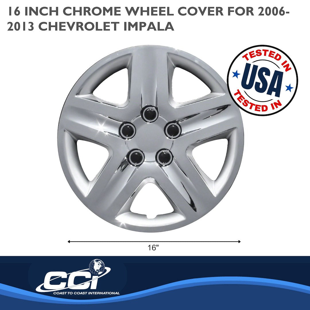 Coast To Coast 43116C Impala 16-Inch Chrome Wheel Covers - image 2