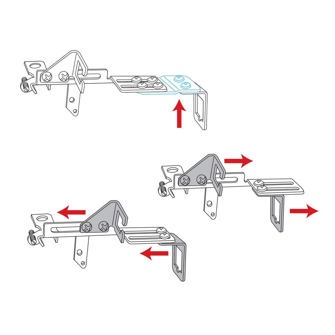 Spectre Industries 24283 Carburetor Throttle Cable Brackets