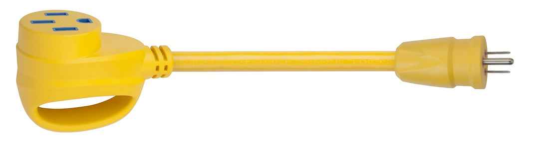Marinco 1550ARV Power Cord Adapter - Straight Blade