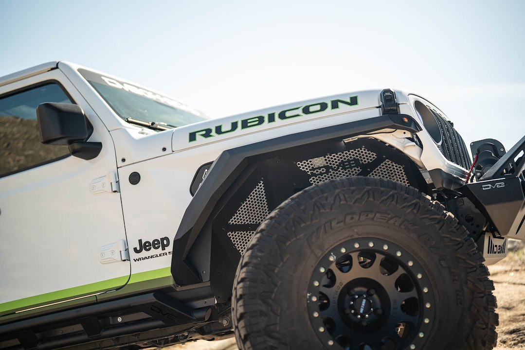 DV8 Offroad FDJL-09 Armor Steel Flat Fender Flares
