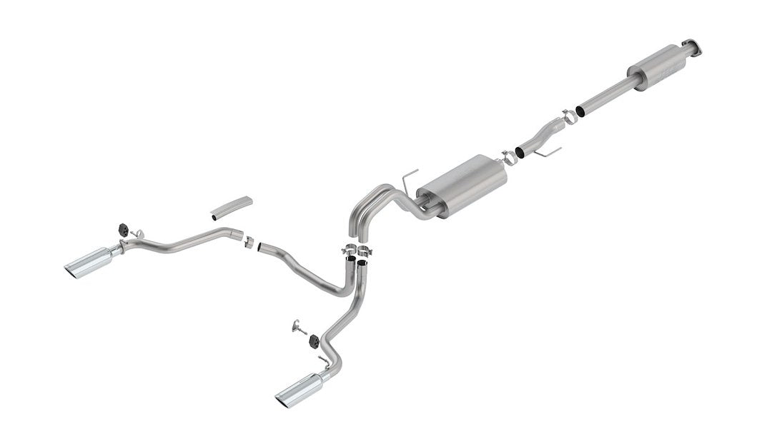 Borla S-Type Cat Back System Single Dual Exhaust System Kit 140615 - image 1