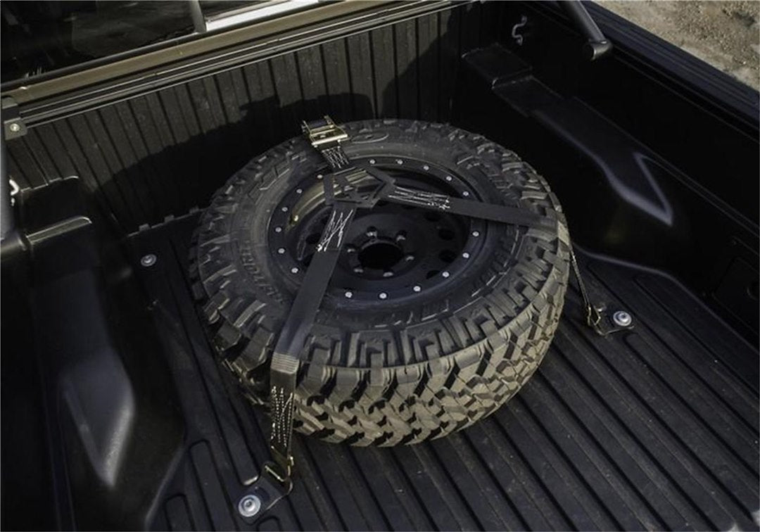 N-Fab BM1TSBK Bed-Mounted Spare Tire Carrier