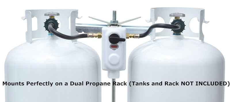 Flame King KT12ACR6 RV Auto Changeover Propane Regulator Kit – 2-Stage