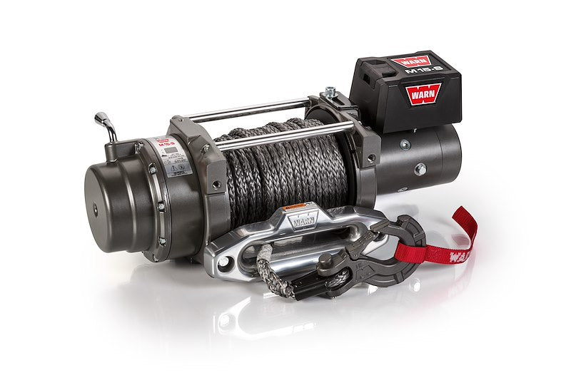 Warn 97730 M15-S 12V Electric Recovery Winch with 80 Ft Spydura
