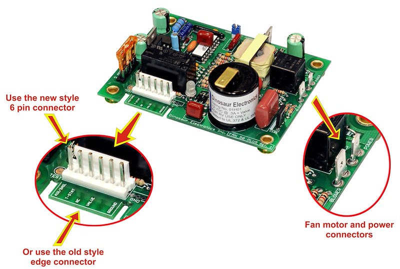 Dinosaur Electronics FAN 50 Plus Pins Ignition Control Circuit Board