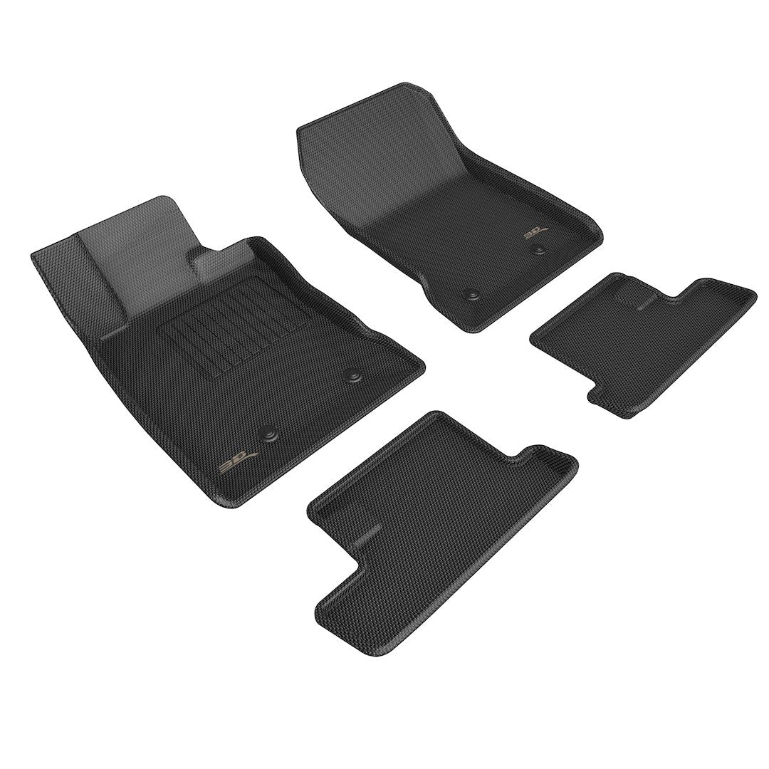 3D Mats KAGU Floor Liner Thermoplastic Rubber Of Carbon Fiber Texture L1SB03301509 - image 1