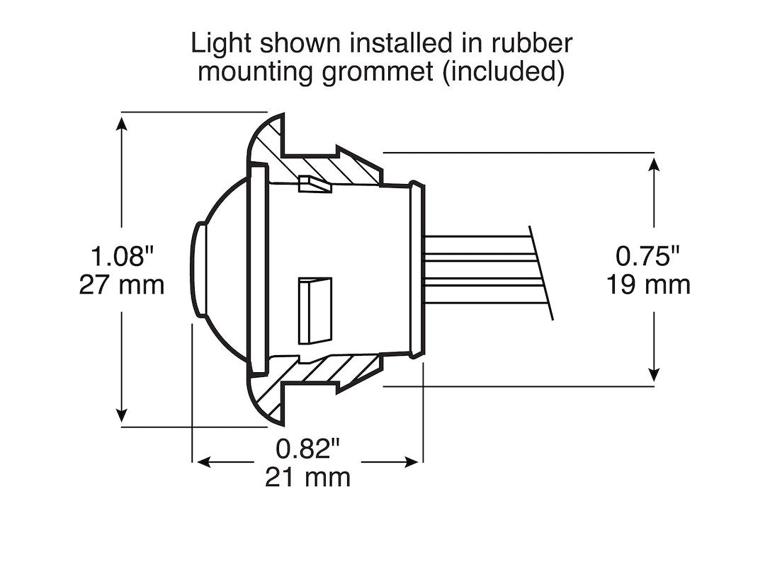 Peterson Mfg. M277a-Bt3 Clearance Lamp