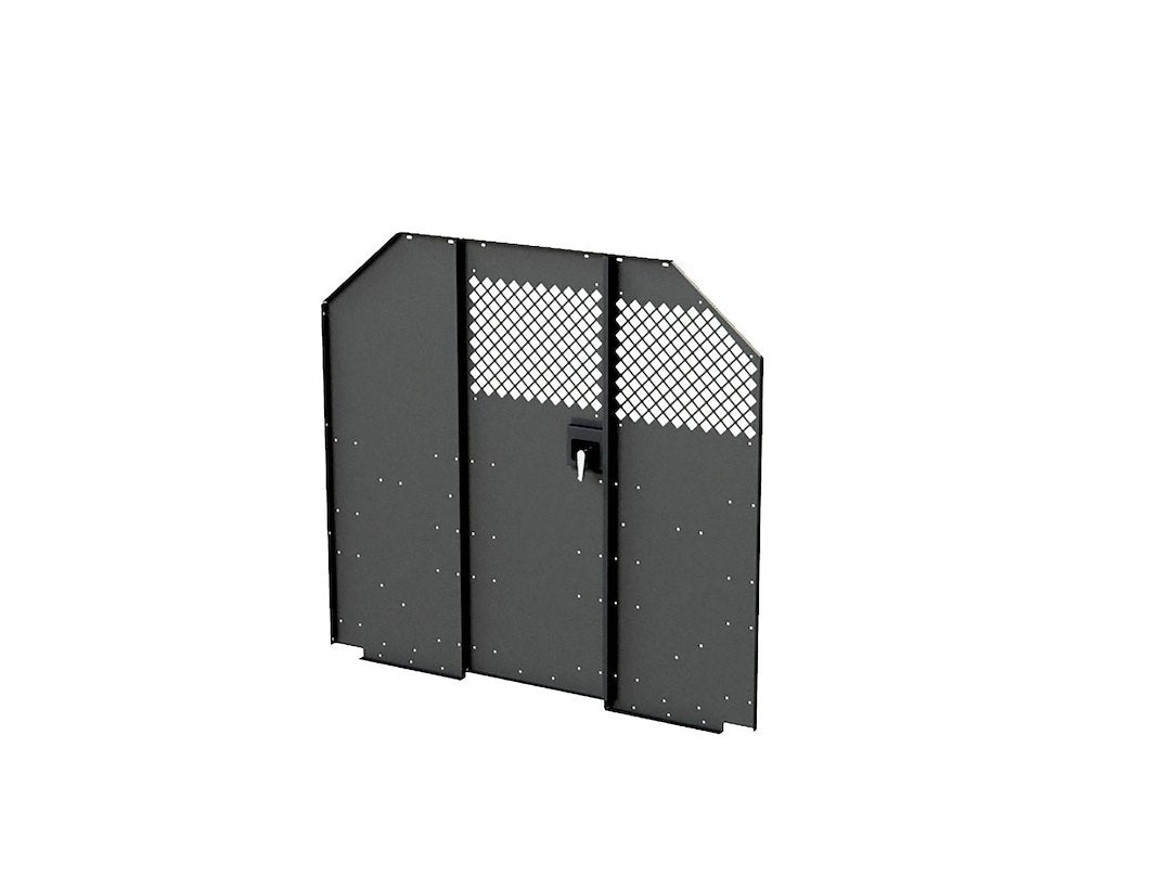 Masterack 027088KP Bolt-On Black Steel Bulkhead Divider
