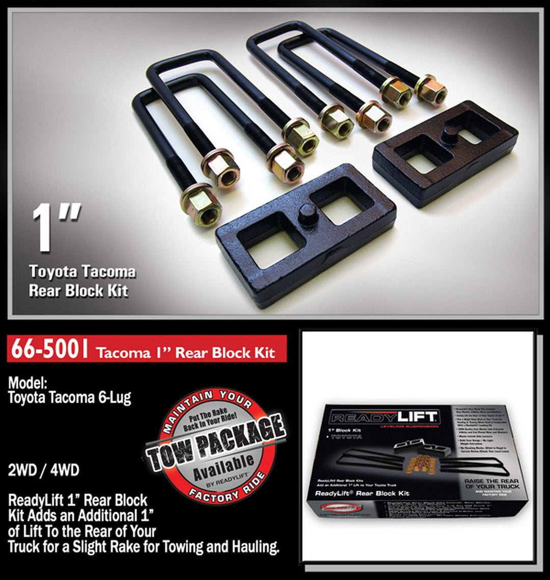 ReadyLift 66-5001 Rear Block Kit for Tundra/Tacoma
