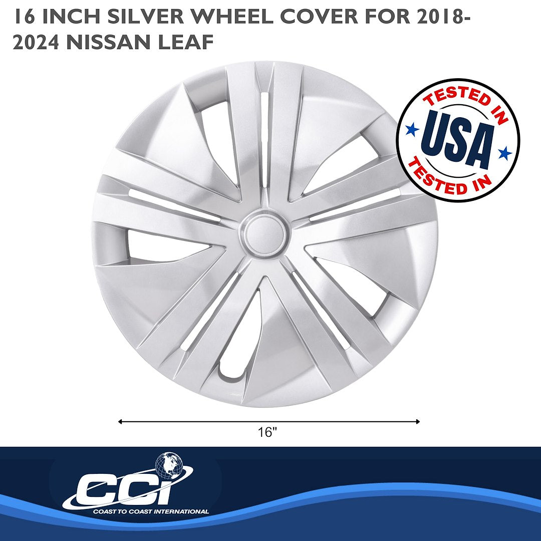 Coast To Coast 55116S Silver Leaf Wheel Covers, 16-Inch - image 2