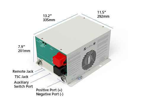 Xantrex 81-2022-12 Freedom 458 2000W RV Inverter Charger