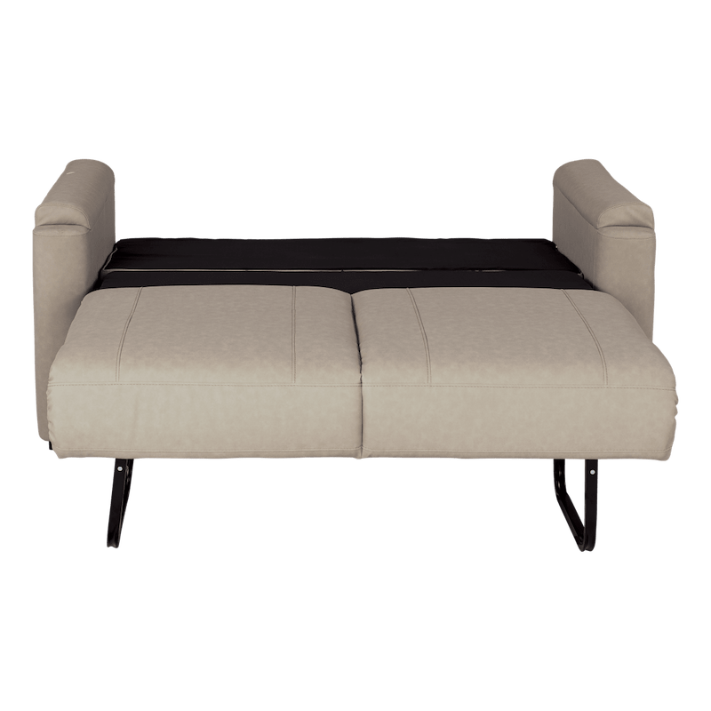 68" Tri-Fold RV Sofa – Altoona Beige – 2-Seater with Built-in Storage