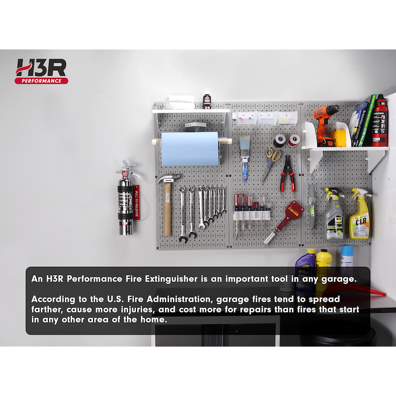 H3R MAXOUT MX100B Fire Extinguisher 1 lb UL Rated 2-B:C Black