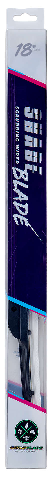Scrubblade CBW1800 White All-Weather ShadeBlade Wiper