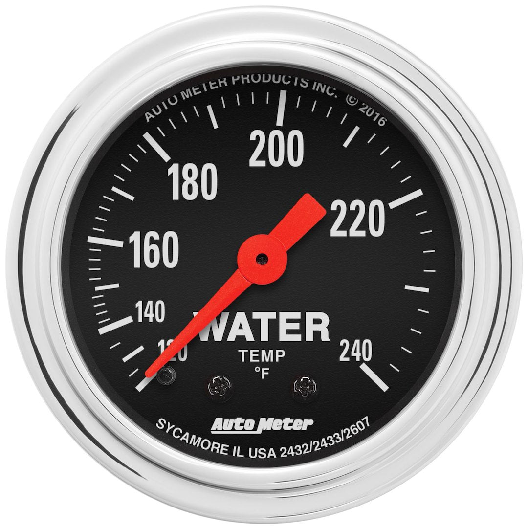 Autometer 2433 Gauge Water Temperature - image 1