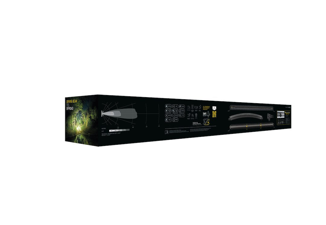 Hella 358197521 Black Magic Tough 40-Inch Curved Slim Light Bar