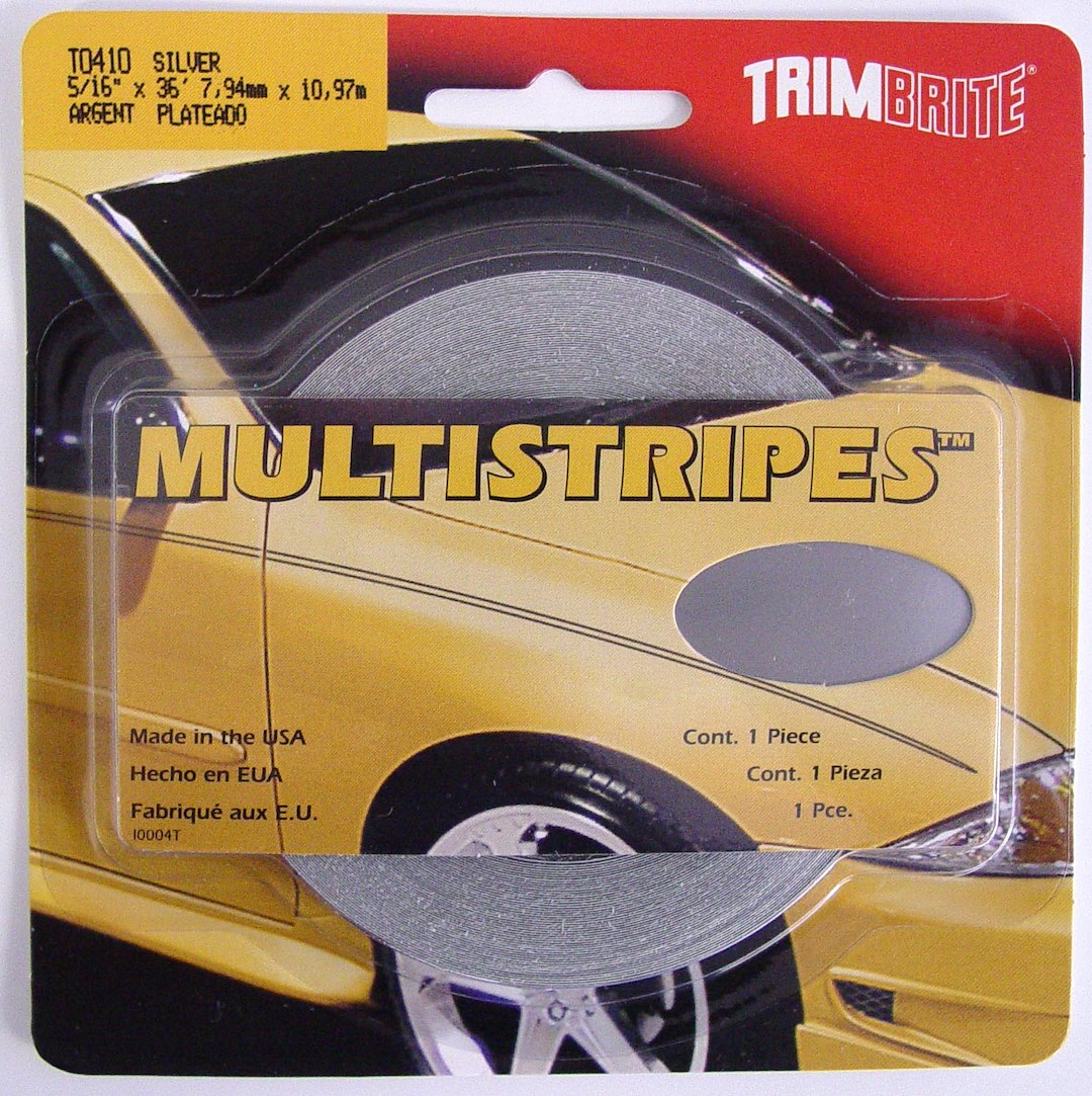 Trimbrite T0410 Silver Multistripe Pinstripe Tape
