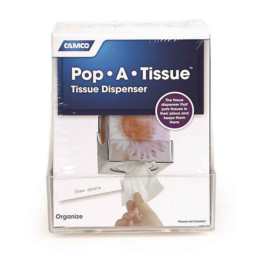 Camco Facial Tissue Holder 57101 – Material: Plastic