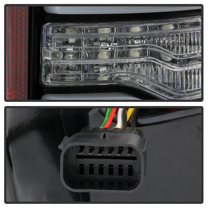 Spyder 5087294 Black LED Tail Light for Halogen-Model Applications