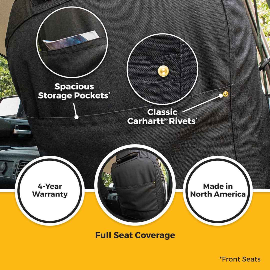 Covercraft SC8492COBK Carhartt Black F-150 Extended-Cab Rear Cover - image 4