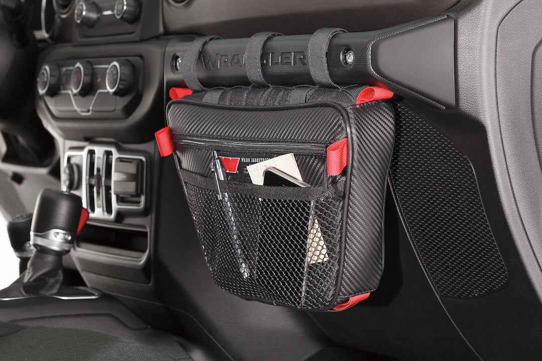 Warn 102644 Vinyl Trail Gear Bag - 12 in, Black