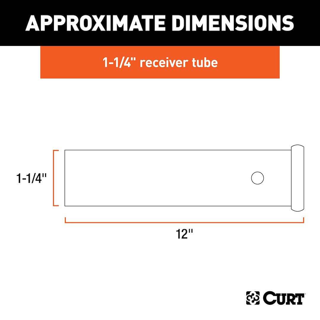 Curt 49512 Trailer Hitch Receiver Tube - image 3