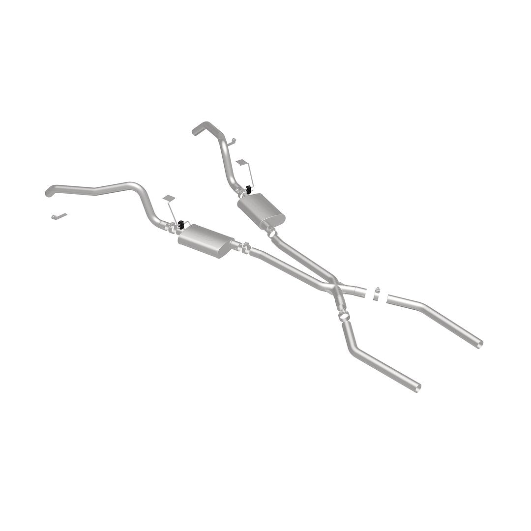 MagnaFlow 15896 Dual Crossmember-Back Exhaust Kit with Tru-X