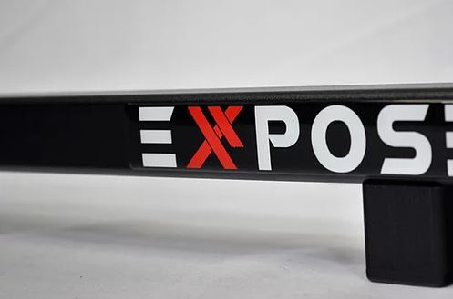 Exposed Racks 8-00-9602-BK 51-Inch Black Middle Crossbar