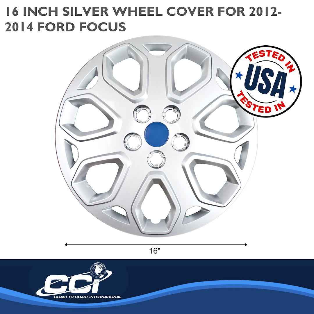 Coast To Coast 46316S Focus Silver Y-Spoke Wheel Covers