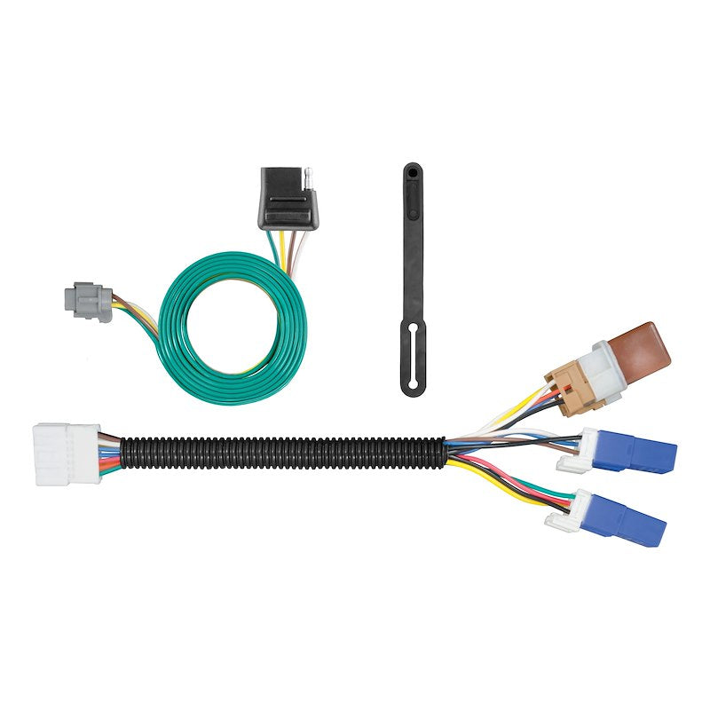 CURT 56225 4-Way Flat Trailer Wiring T-Connector Nissan Frontier, Pathfinder, Xterra & Suzuki Equator