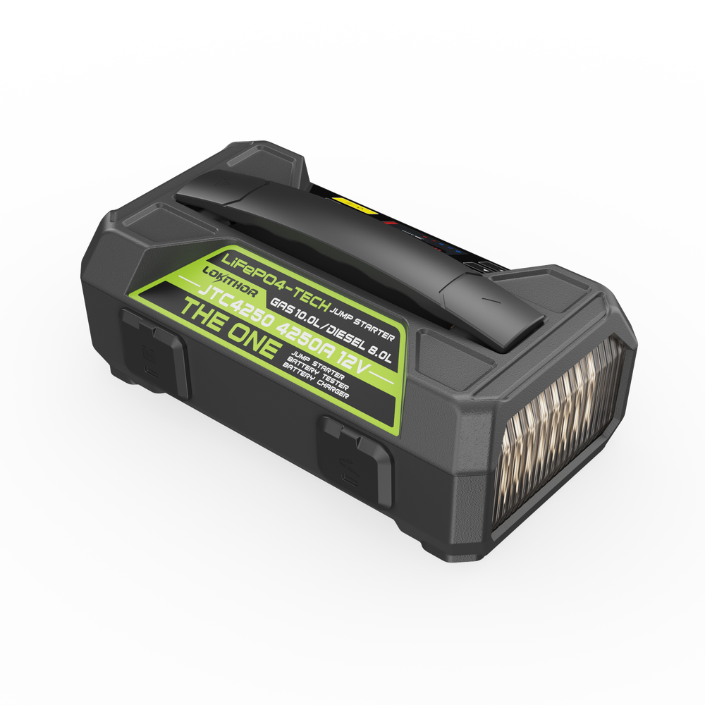 Lokithor JTC4250PRO Jump Starter, Battery Tester and Charger