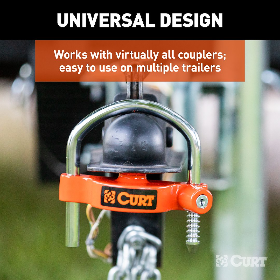 CURT 23092 Orange Ball-and-Clamp Coupler Lock - image 9