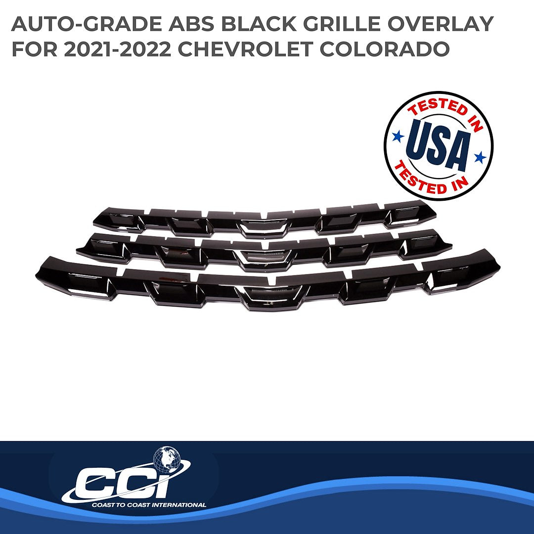 Coast To Coast GI181BLK Black Colorado Bar Grille Overlay - image 2