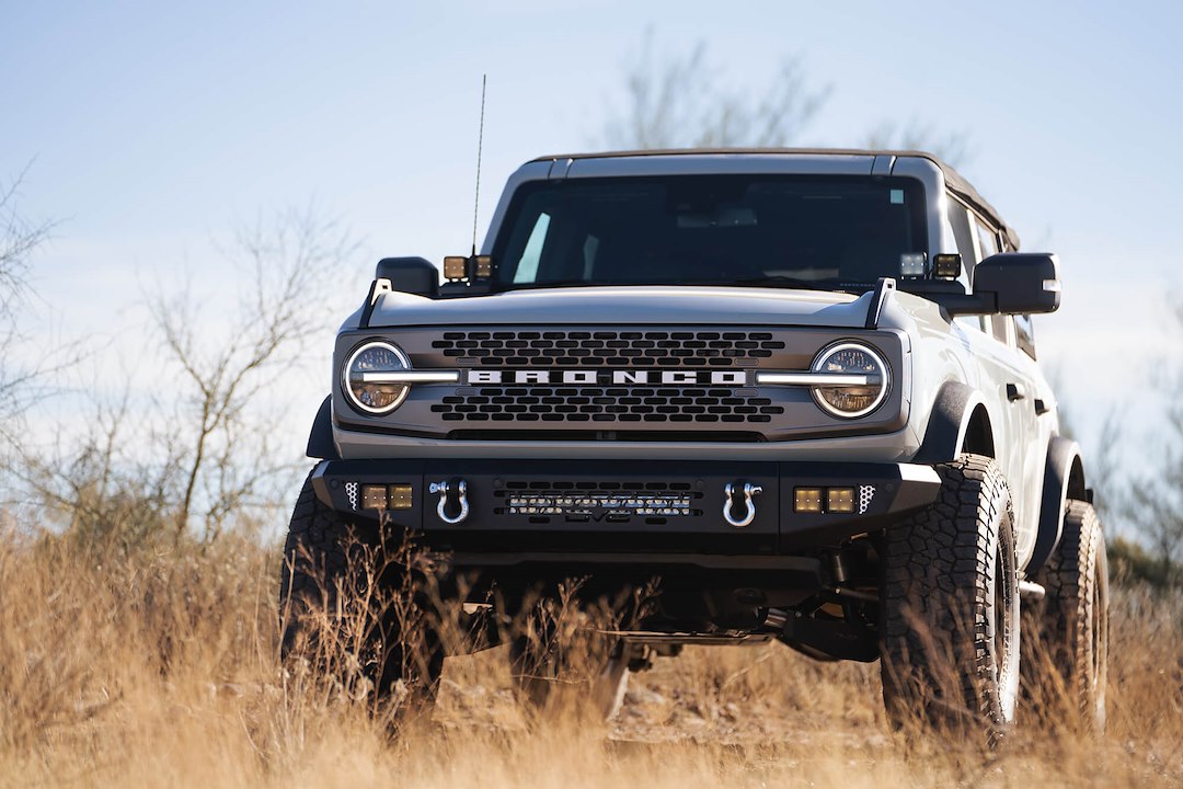 DV8 Offroad FBBR-03 Modular Steel Bronco Bumper