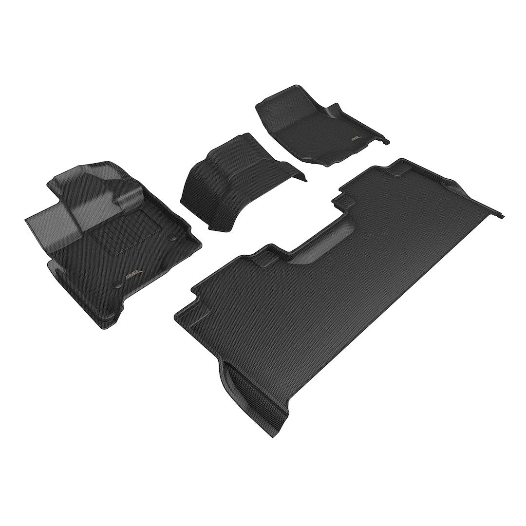 3D Mats KAGU Floor Liner Thermoplastic Rubber Of Carbon Fiber Texture L1FR17001509 - image 1