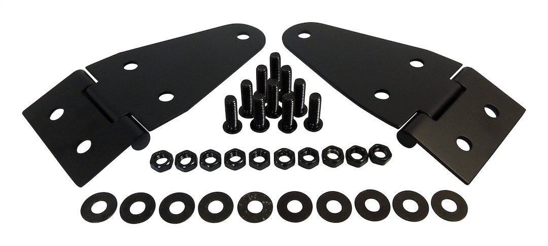 Crown Automotive RT34095 Black Stainless Hood Hinge Set - image 1
