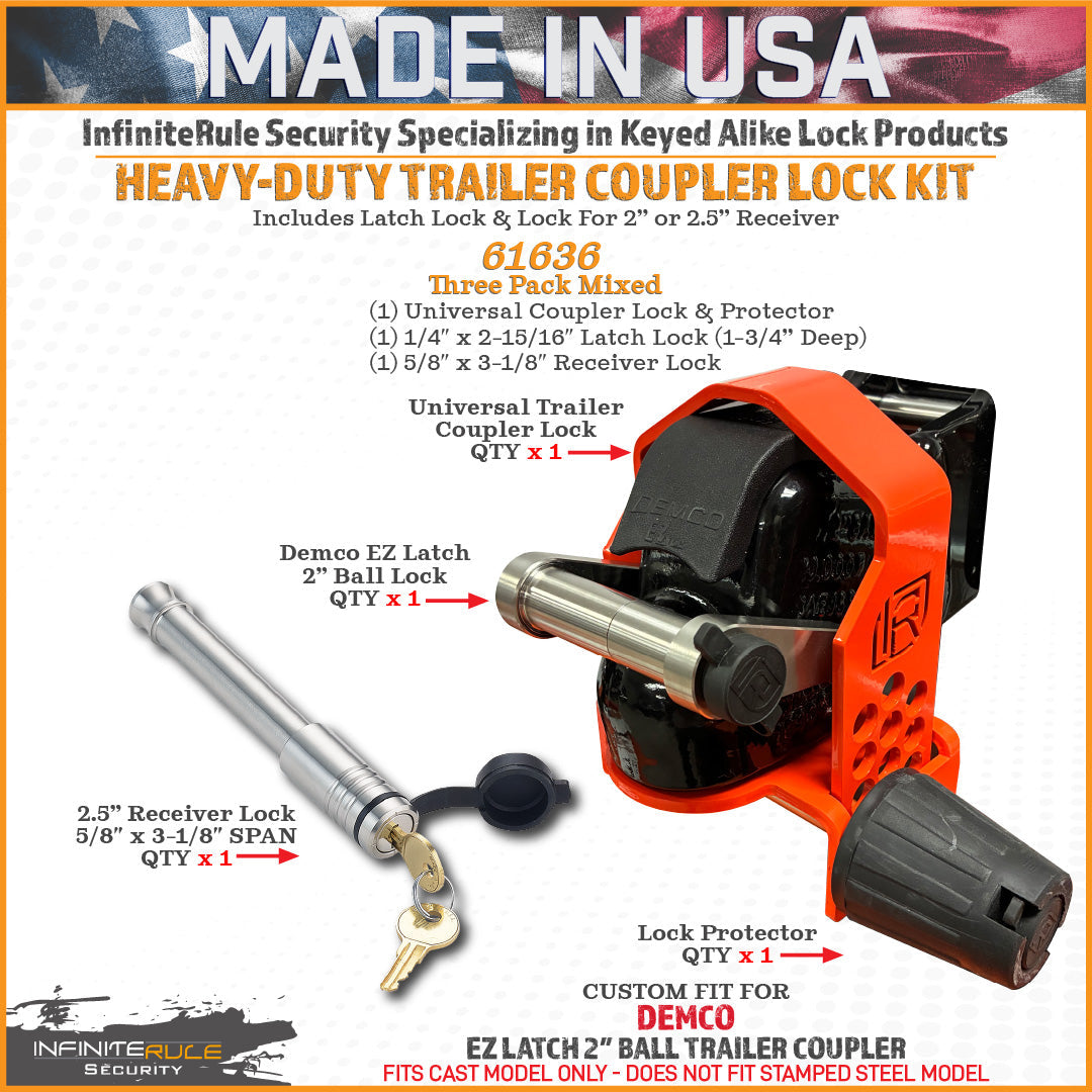 Infiniterule 61636-Bx Trailer Hitch Lock - image 1