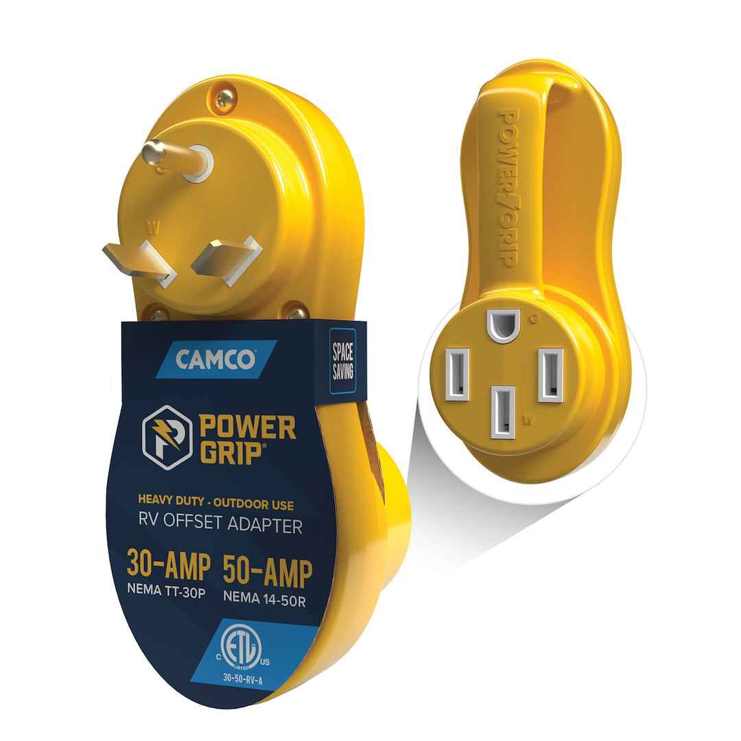 Camco 55133 Power Adapter - TT-30P to 14-50R