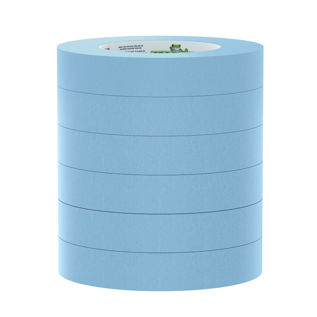 Shurtape 105327 CP 250 Light Blue Masking Tape, 48 Rolls
