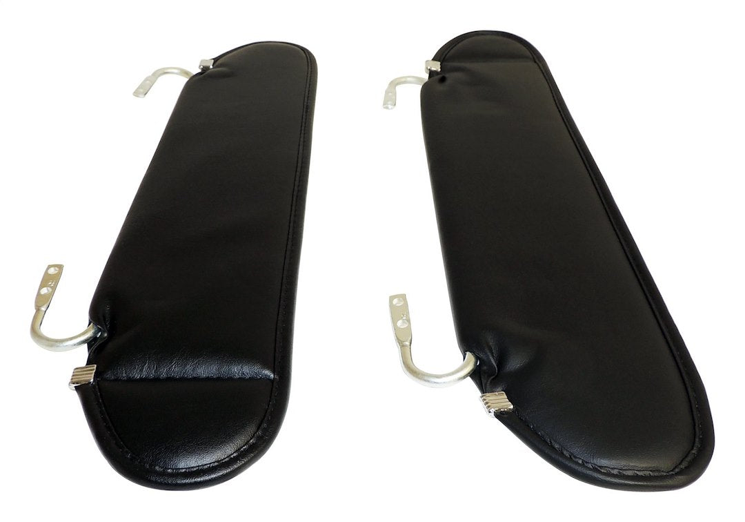 Crown Automotive RT52005 Matte Black Vinyl Sun Visor Set - image 2